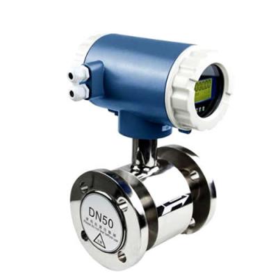 China Sanitary carbon steel/SS316 stainless steel electromagnetic flowmeter for sale