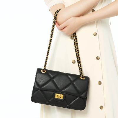 China Fashion Women PU Bag Luxury Small Armpit Shoulder Sling Bag Diamond Chain Handbag With High Quality for sale