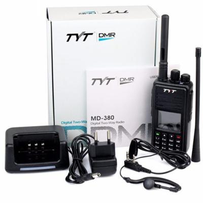 China TYT MD-UV380 GPS Walkie Talkie 5KM DMR Digital Two Way Radio VHF/UHF Ham Radio Dual Mode MD-UV380 GPS for sale