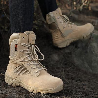 China High Quality Insulative Jungle Outdoor Men's Desert Military Boots Tactical Army Shoe True Tan Off-Road Delta Black Tan for sale