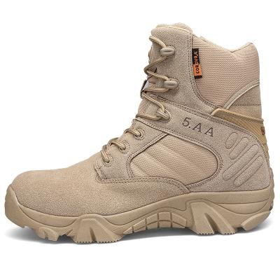 China Greatshoe Anti-Smell Desert Warm Beige Earthquake Resistant Tactical German Military Military Desert Boots for sale