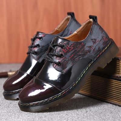 China High Quality Leather Casual Dress Patent Leather Design Loafer Shoes Waterproof Men's Stylish Shoes for sale