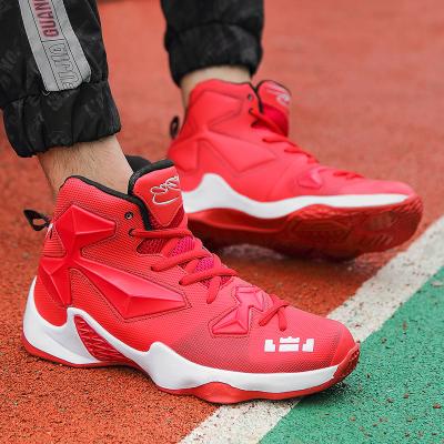 China Fashion/Durable/Comfortable Unisex Basketball Shoes Men Fashion Sneakers Outdoor Sports Shoes Girl Red Basketball Shoes Branded for sale