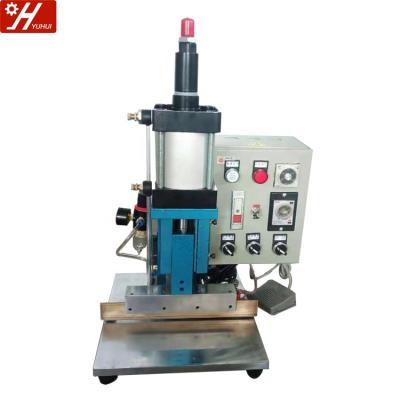 China YH-19 Pressing Bag Purse Wallets Line For Leather Lining Pressing Line Pneumatic Leather Line Creaser Machine Press /Creasing Machine Folding Machine for sale