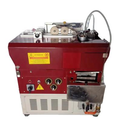 China Automatic Inking YH-54B Leather Belt Horizontal Automatic Edge Painting Dyeing Machine End Inking Production Leather Machinery for sale