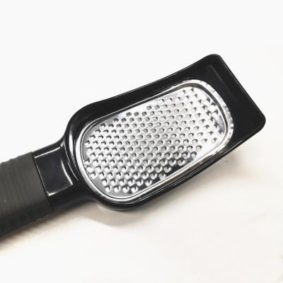 China Viable High Quality Silicone and Stainless Steel Handle Hole Cheese Fruit Vegetable Thin Grater Kitchen for sale