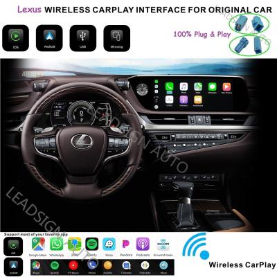 China Wireless Lexus CarPlay Retrofit For Lexus RC CT Series With Knob System for sale