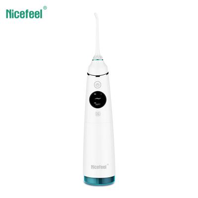 China Smart LED Display Battery Power and FC2660 Mode Portable Travel Irrigator Water Working Dental Oral Flosser with Led Display for sale