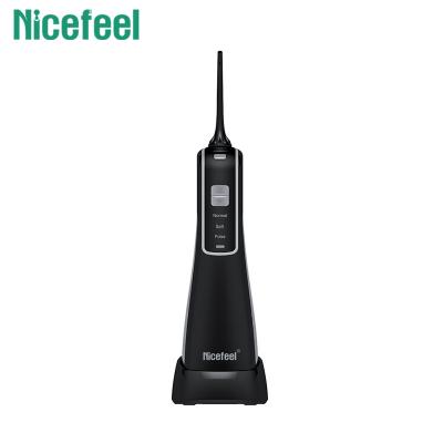 China New Style IPX7 Smile Waterproof Portable Dental Water Flosser Nicefeel Oral Irrigator Design Perfect for Travel for sale