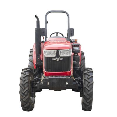 China Cultivate Chinese Agricultural Machinery 70HP Equipment Attachments 4 Wheel Drive Behind New Mini Tractors Harrow Cultivator for sale