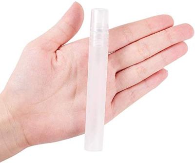 China Perfume Packaging Spray 5ml Transparent Bottles Small Hand Sanitizer Spray Pouch Holder Mist Spray Pencil Bottle With Fine Mist Sprayer for sale