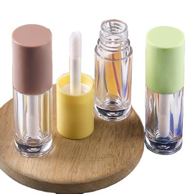 China Lip Gloss Tube 6.5ml Round Thickened Big Size Lip Gloss Tube Lip Gloss Tube With Big Brush Empty Lip Gloss Tube for sale