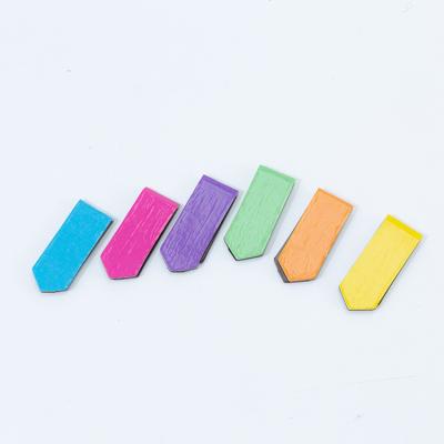 China China manufacturer wholesale simple rubber decoration magnet+paper creative bookmark for sale