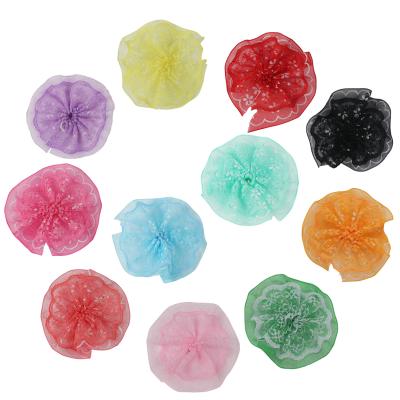 China Wholesale/Japan and Korean Style DIY Design Chiffon Flower Shabby Chiffon New Shabby Rose Trim Shabby Chic Flower for sale