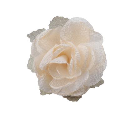 China Chinese Style Chiffon Flower Hair Accessories Shape Flower Wedding Decoration Accessory For Headband for sale