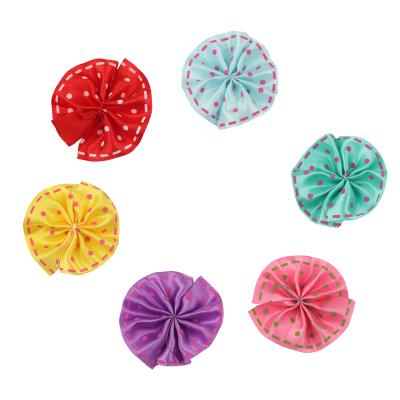 China Japan and Korean Style Chiffon Flowers Artificial Flower Decoration DIY Cloth Flower Handmade Wholesale for sale