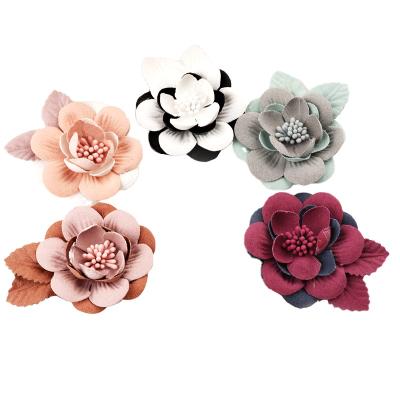 China Three-dimensional Chinese style simulation cloth flower headdress flower clothing shoes hat brooch accessories for sale