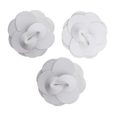 China Chinese style PU gift box packing accessories handmade synthetic shoe flower DIY flower for sale