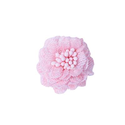 China New Lace Hair Accessories Headband Wedding Craft Home Decoration Bouquet Fabric Lace Flower for sale