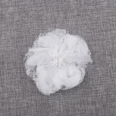 China Handmade Japan and Korean style 2021 clothing, shoes, Headwear accessories, fabric lace flower for sale