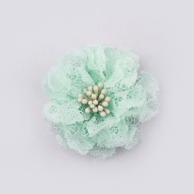 China Factory Direct Sales Material Lace Clothing Bag Decoration Accessories DIY Lace Flower Heart Flower for sale