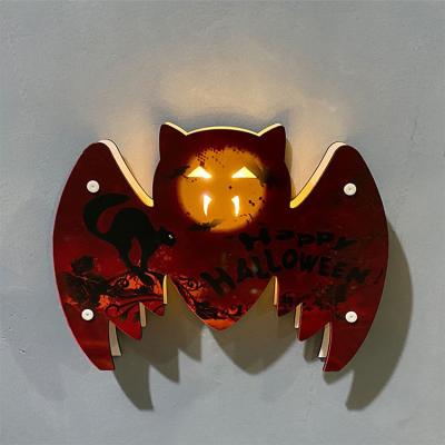 China Halloween Gifts Halloween Style Decoration Atmosphere Night Light Pumpkin Lantern Holiday Decoration Ornament Pendant Lamp for sale