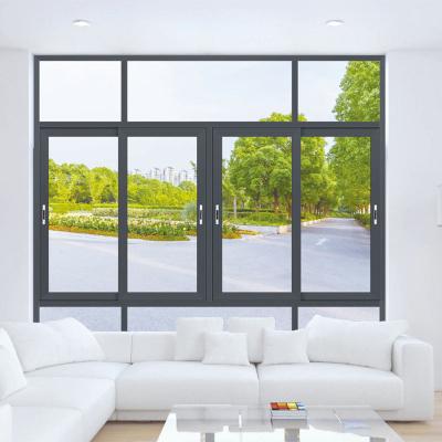 China Magnetic Screen Made In China Top Quality European American Style PVC Upvc Swing Double Glazed Sliding Windows for sale