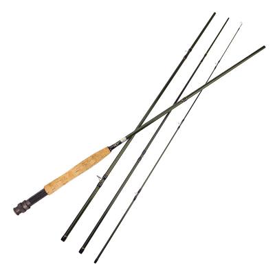 China Carbon 9 Feet Fly Fishing Rod Fishing Rod Cheap Price Hardness 4 Rod Mid Sections Spey Carbon For Starter for sale