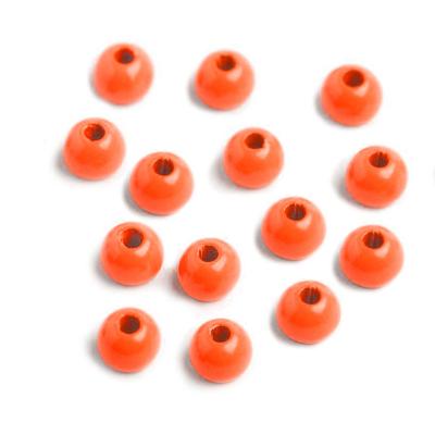 China Main Nymph Head Fluo Colors Fly Tying Beads 100PC/LOT Tungsten Beads Nymph Head Ball Fly Tying Materials 4 Colors Tungtsen Bead for sale