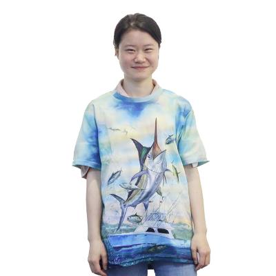 China Anti Wrinkle Anti Wrinkle 25 Designs Fishing Fish T Shirt Good Quality Cheap Price T Shirt Custom Design T Shirt for sale