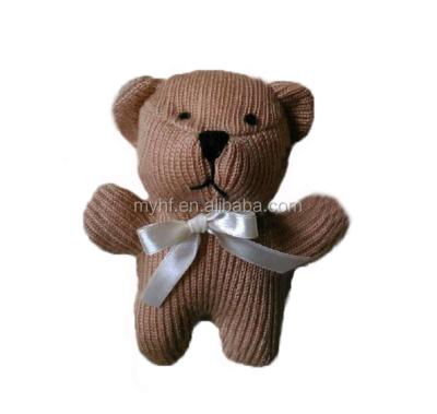 China China Factory OEM Price Best Mini Plush 10cm Knit Teddy Bear for sale