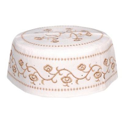 China picture style fashionable muslim hat for sale/the muslim woolen embroidered prayer hat for sale