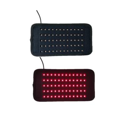 China Light Red Fabric+LED Light Therapy Pad 5.12in x 9.84in Infrared Light with 660nm and 850nm Red Light Therapy Device for Pain Relief for sale