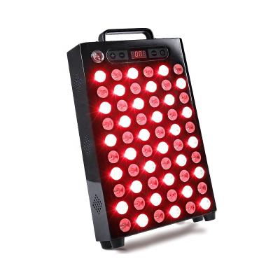 China Black Housing Dye Removal 100W Red Near Infrared Led Light Therapy With Touch Dimming Panel And Timing for sale