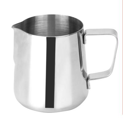 China Sustainable Portable Milk Frothing Pitcher Stainless Steel Jug Commercial Milk Coffee for sale