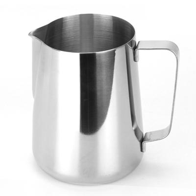 China Viable Hot Sales Stainless Steel Milk Pitcher Discount Cheap Coffee Jug Milk Pitcher for sale