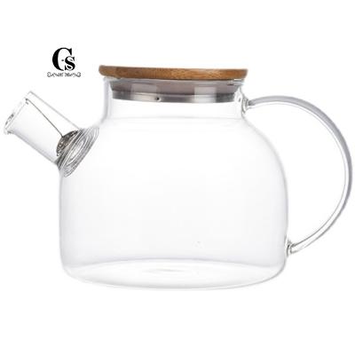 China Viable Chinese Hot Sale Glass Coffee Teapot Borosilicate Glass Teapot For Home Ministry for sale