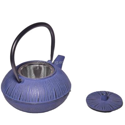 China Wholesale Good Quality Viable Chinese Cast Iron Teapot 800ML Thick Teapot for sale