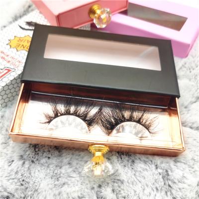 China Hot Thick Thick Selling 2021 Newest Styles Fluffy Mink Eyelash Strips 25mm 5d Mink Eyelashes With Custom Box for sale