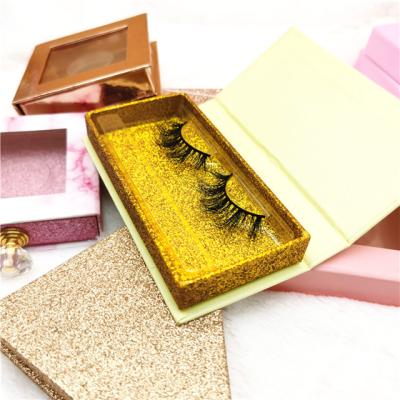 China Wholesale High Quality Dramatic Fluffy Thick Boxes of Natural Long Eyelash Real Long 20MM 3D Mink False Eyelashes Vendor Custom for sale