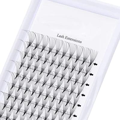 China 7D Natural Eyelash Extensions /Soft Lash Extensions Pro Point Eyelash Fans /Soft Premade Eyelash Extensions Premade Lash Fans Middle Long Stem 0.07 Volume for sale