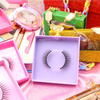 China Dramatic 3d silk thick high quality lashes thick hot seller silk eyelash with custom made package for sale