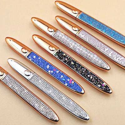 China New Fashionable Cheap Rhinestone Adhesive Waterproof Eyeliner Pencil Colors With New Glitter Package for sale