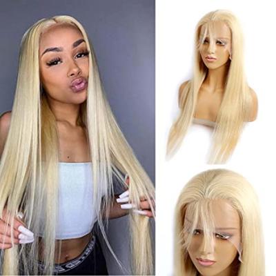 China Factory Wholesale 613 Soft Natural Headband Wig 13x6 Soft Human Hair Lace Front Wig Blonde Body Wave Wig for sale