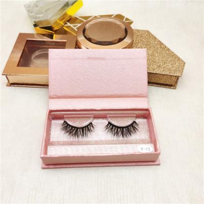 China Long long lashes and natural eyeliner in 5 pairs and natural wholesale magnetic tweezers with logo made to order for sale