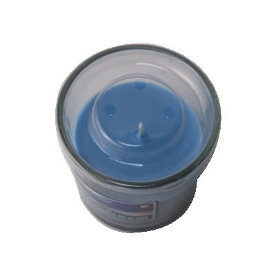 China Colorful Natural Scented Luxury Soy Scented Glass Scented Candle Glass Jar for sale