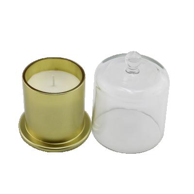 China Custom Smokeless Soy Candle Supplies Special Glass Scented Candle for sale