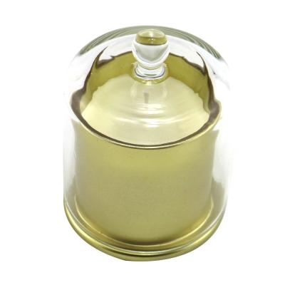 China Novel Products Scented Scented Aromatherapy Luxury Glass Candle Wax for sale