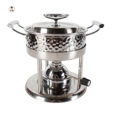 China Good Sustainable Design Stainless Steel Outdoor Hot Pot Sets Food Warmer For Hotel for sale