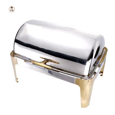 China Commercial Restaurant Hotel Restaurant Stainless Steel Buffet Stove Serving Catering Dishes for sale